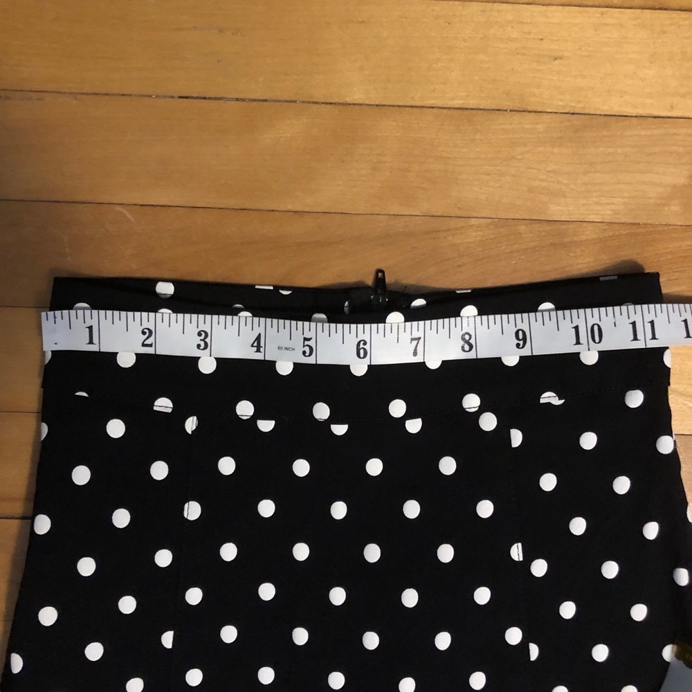 NWT XS/SM Rocksteady Retro Rockabilly Pinup Polka Dot Pencil Skirt - Picture 3 of 7